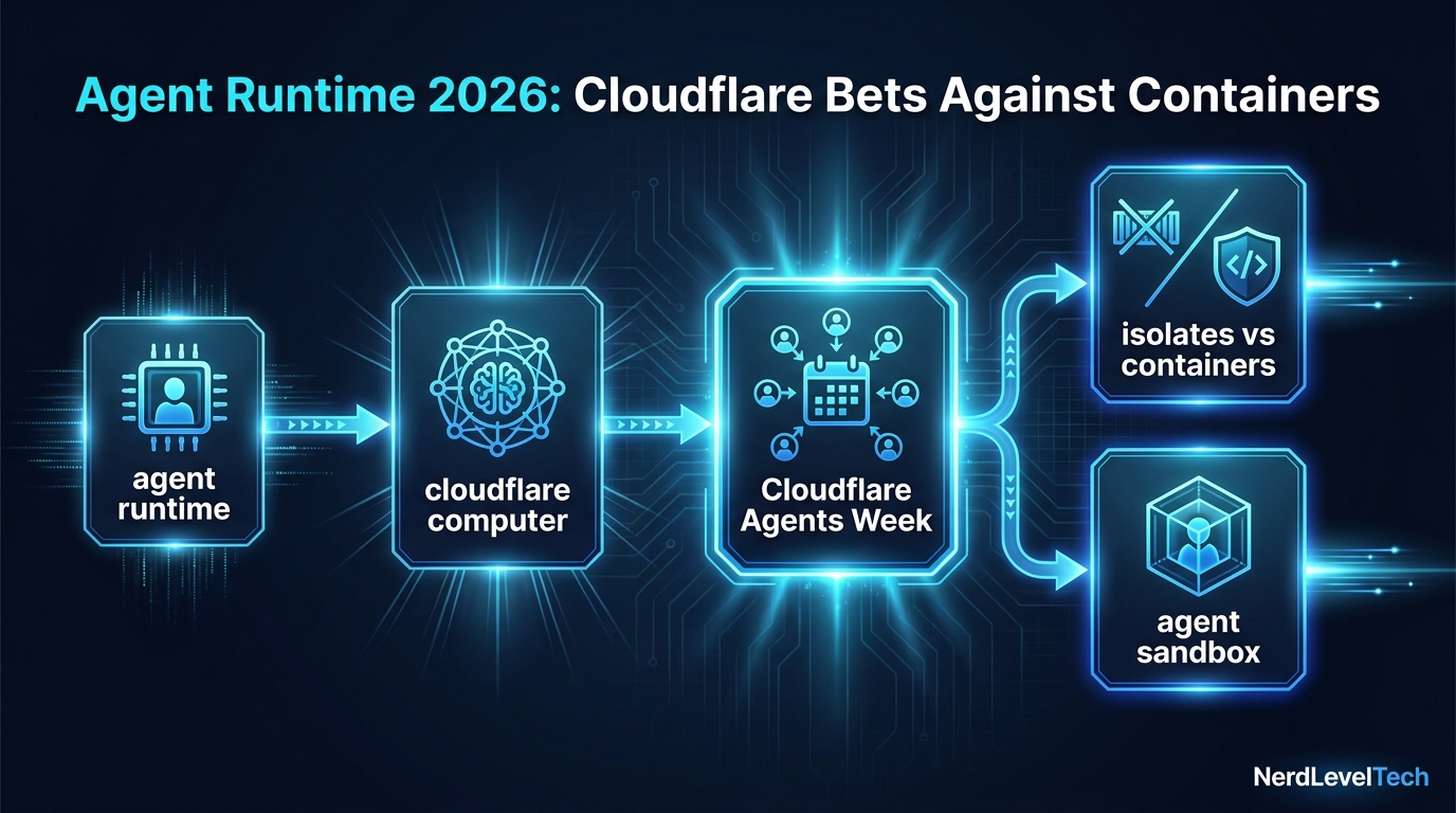 Agent Runtime 2026: Cloudflare Bets Against Containers