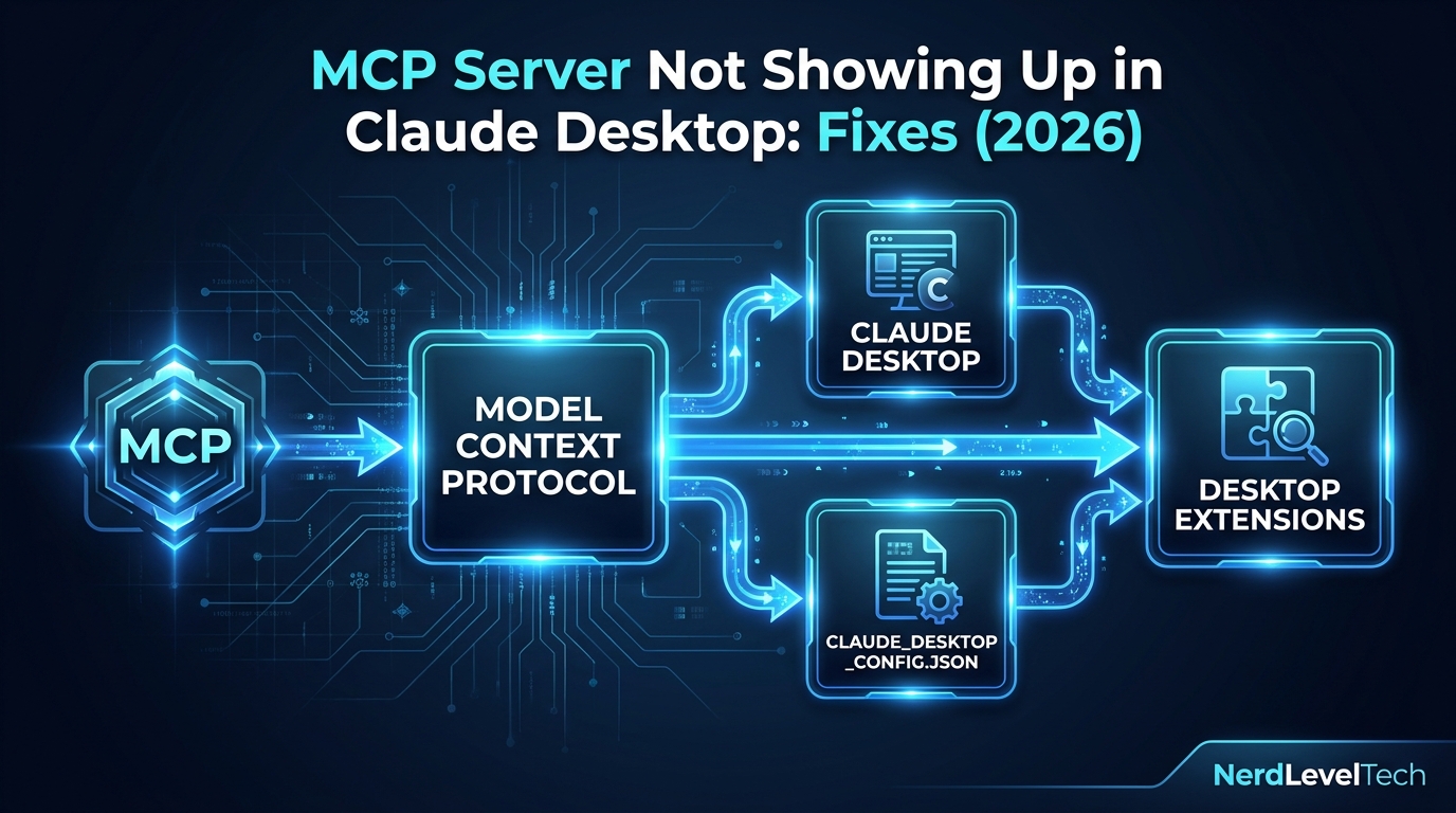 MCP Server Not Showing Up in Claude Desktop: Fixes (2026)